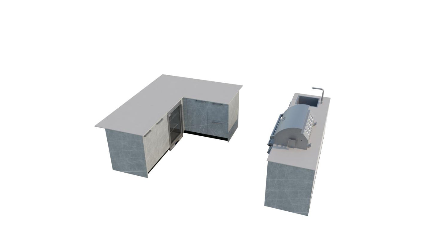 Konig - Bespoke Outdoor Kitchen Gunson V3 Zaha Offer