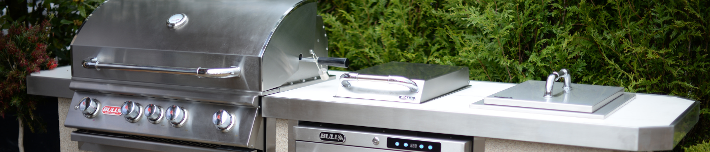 Kitchen in the Garden are official UK suppliers of Bull BBQs and grills