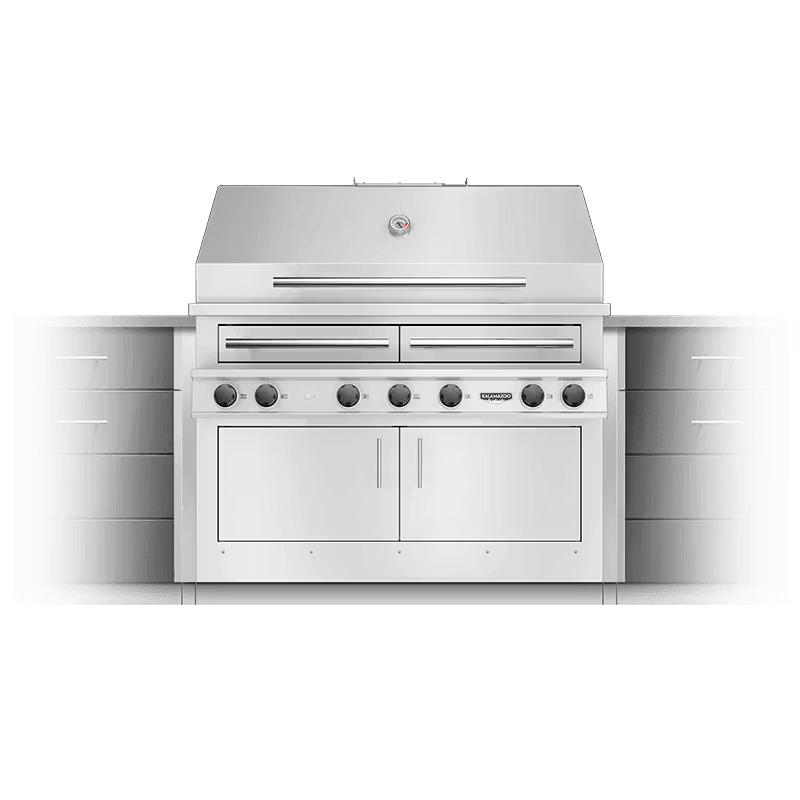 Kalamazoo K1000HB Hybrid Fire Built-in Grill (CE-Certified)
