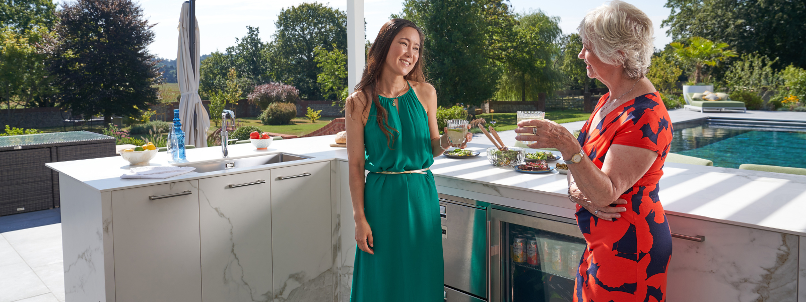 KonigOutdoor Kitchens are available from Kitchen in the Garden, Surrey