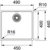 Franke Maris Stainless Steel Sink Inset/Undermount MRX 210-45