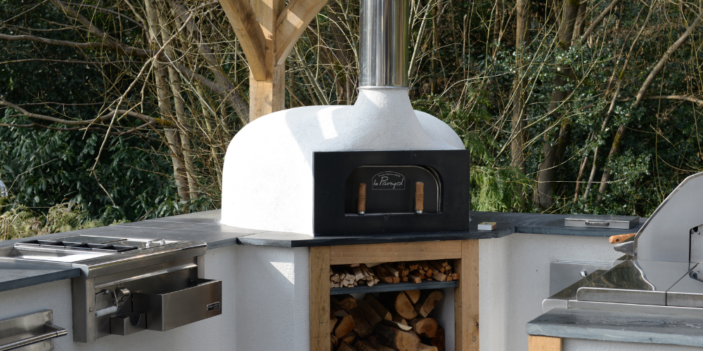 Install a pizza oven in your outdoor kitchen