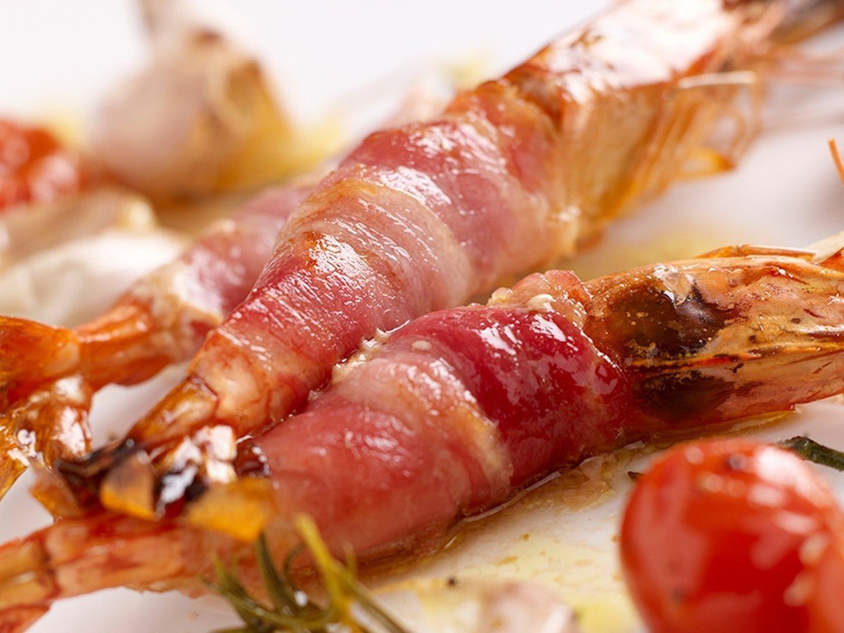 Bacon - Wrapped King Prawns - Kitchen In The Garden