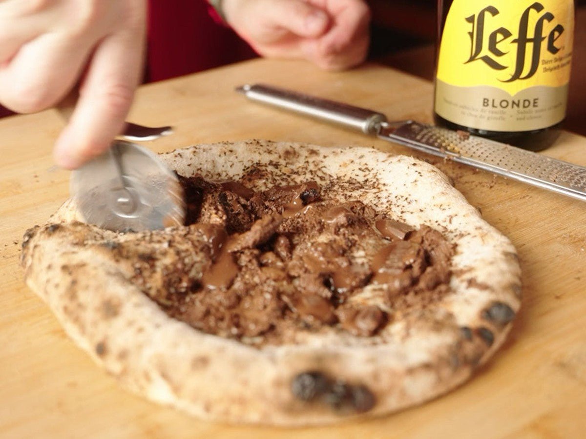 Belgian Chocolate Pizza - Kitchen In The Garden
