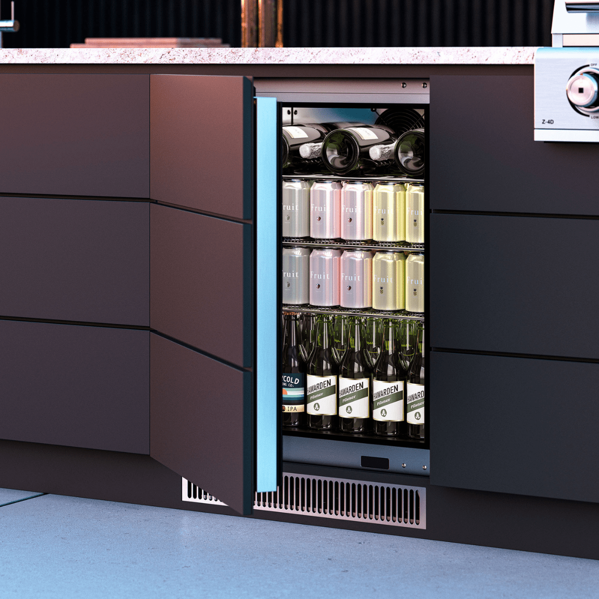Blastcool iXP1 - Outdoor Integrated Fridge - Kitchen In The Garden