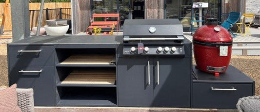Ex - Display Brabura with Fusion Grill & Kamado Joe Classic II - Kitchen In The Garden