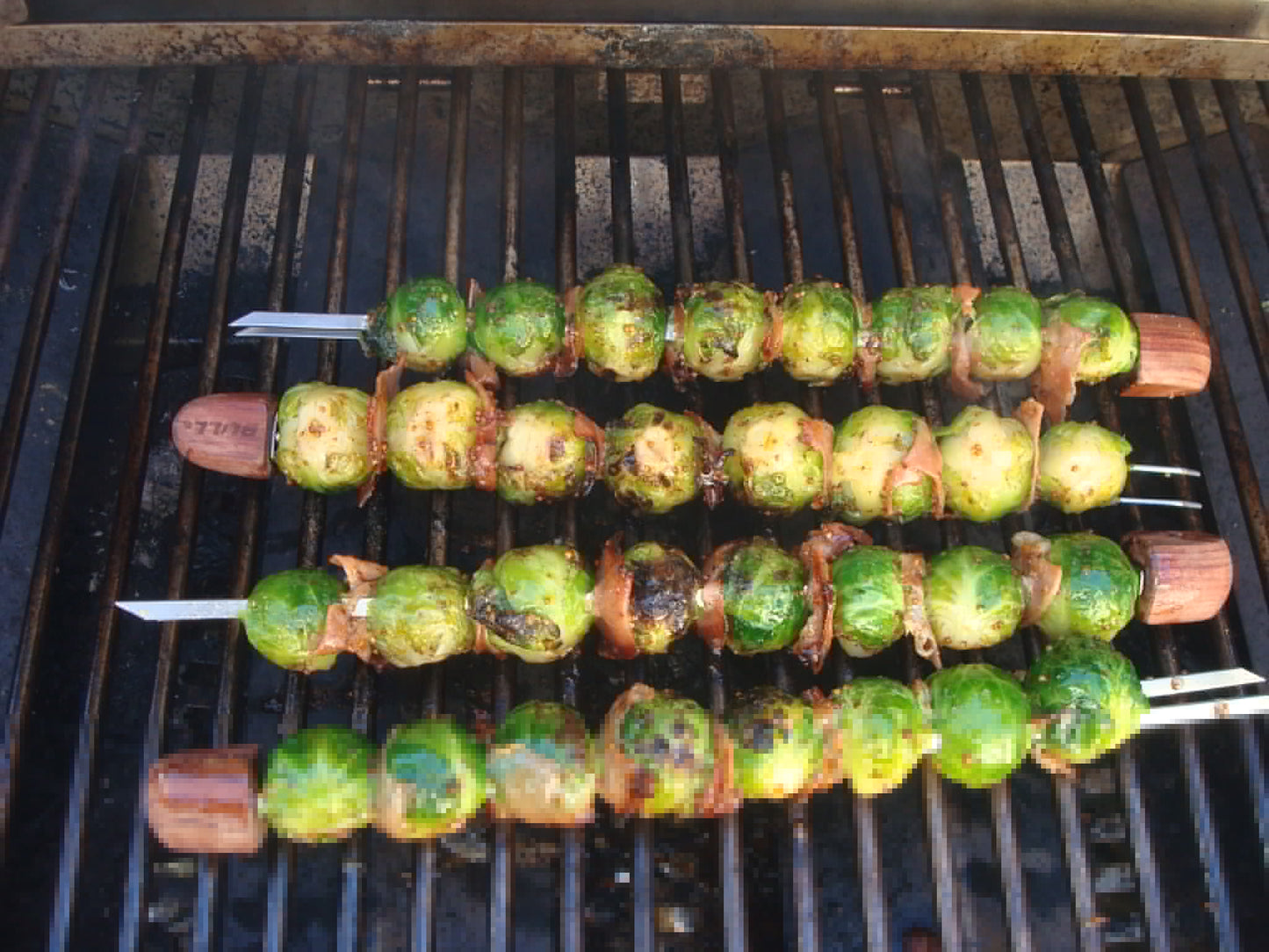 Honey Glazed Brussels Sprouts with Prosciutto - Kitchen In The Garden