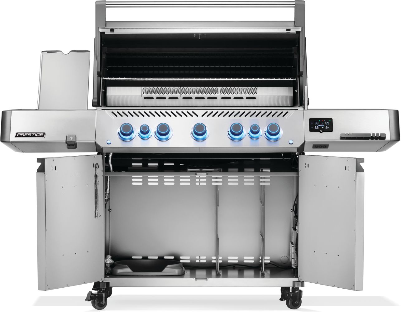 Napoleon Prestige 665 Connected Grill with Cart - Kitchen In The Garden