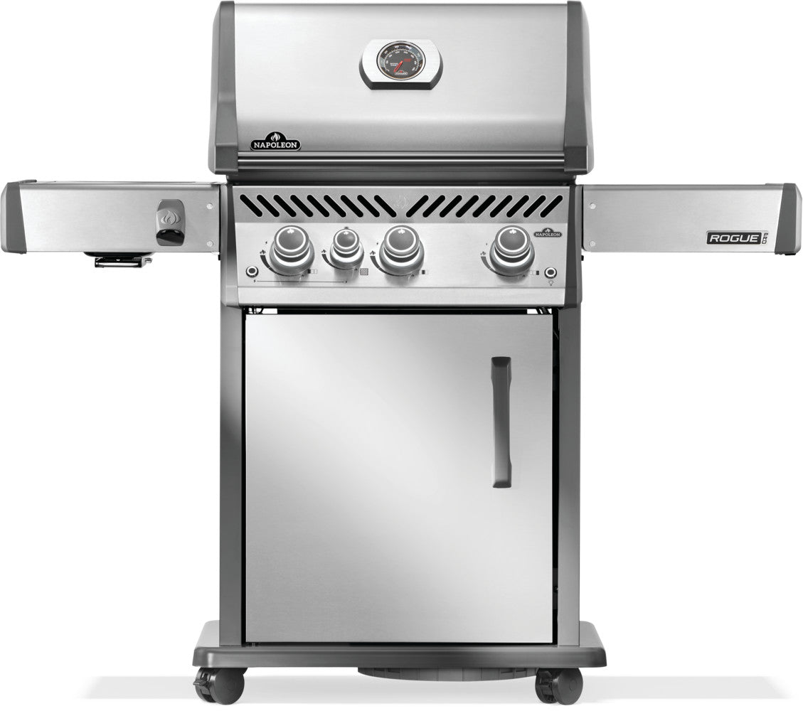 Napoleon Rogue Pro 425 Grill and Infrared Side Burner with Cart - Kitchen In The Garden