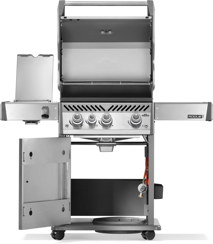 Napoleon Rogue Pro 425 Grill and Infrared Side Burner with Cart - Kitchen In The Garden