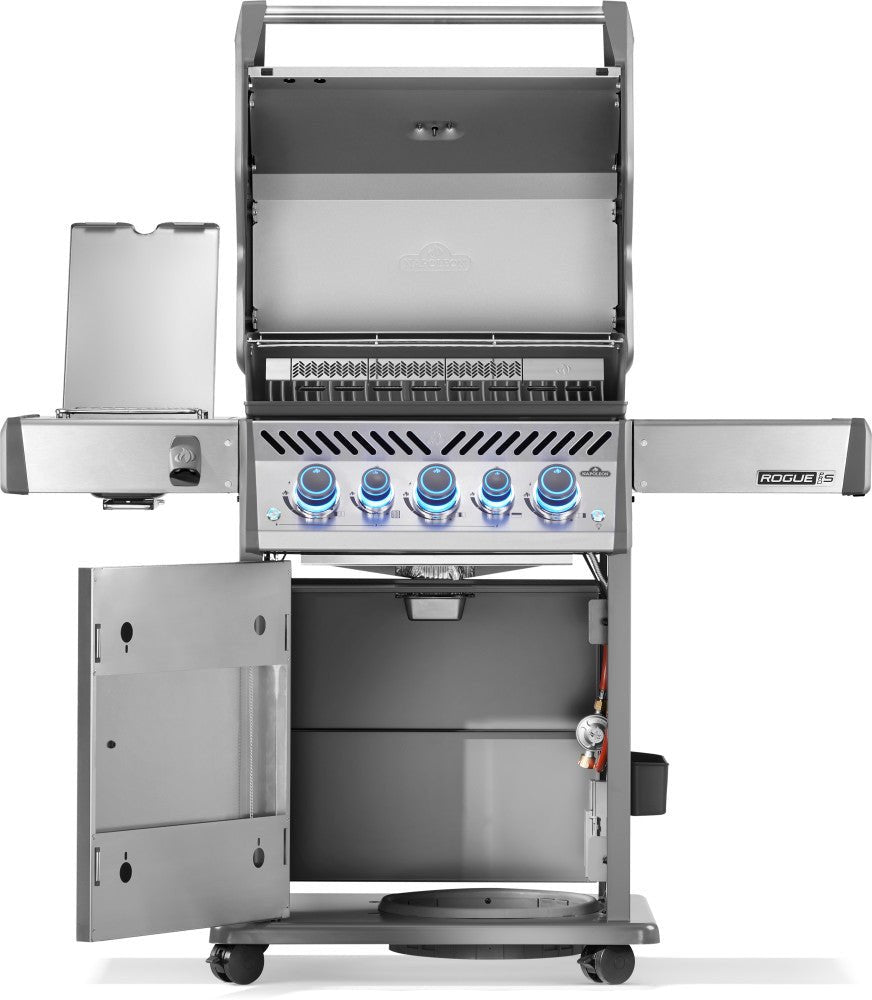 Napoleon Rogue Pro - S 425 Grill and Infrared Side Burner with Cart - Kitchen In The Garden