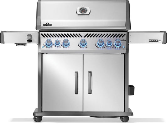 Napoleon Rogue Pro - S 625 Grill and Infrared Side Burner with Cart - Kitchen In The Garden