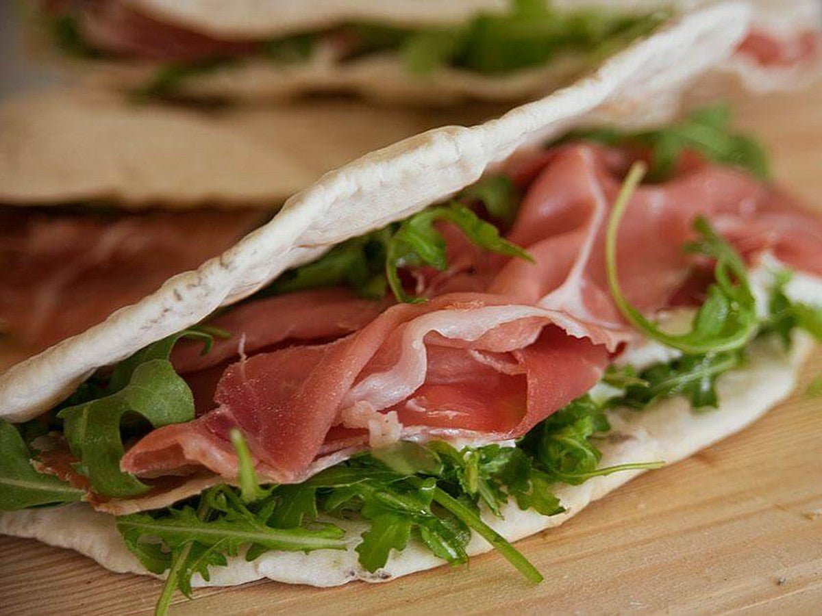 Piadina Romagnola (Italian Flatbread) - Kitchen In The Garden