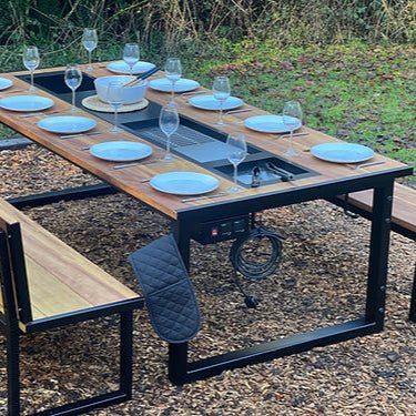 Vuestro The Sevilla Grill Table 2.4m - Kitchen In The Garden