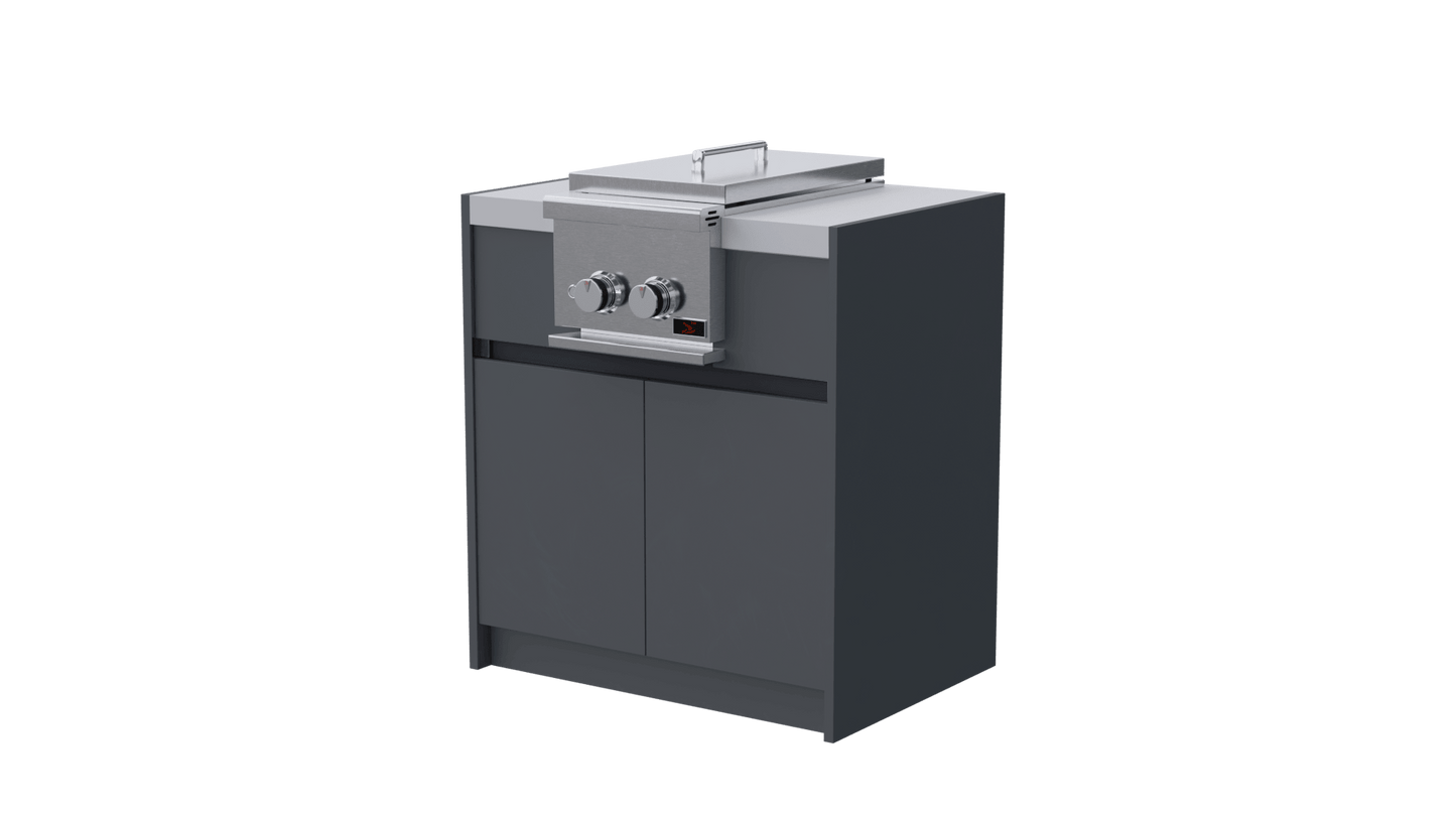 Whistler Fairford Side Burner with Cabinet - Kitchen In The Garden
