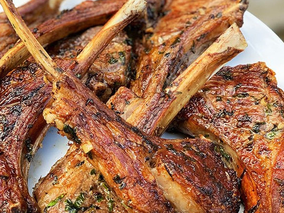 Wood - Fired Lamb Chops - Kitchen In The Garden