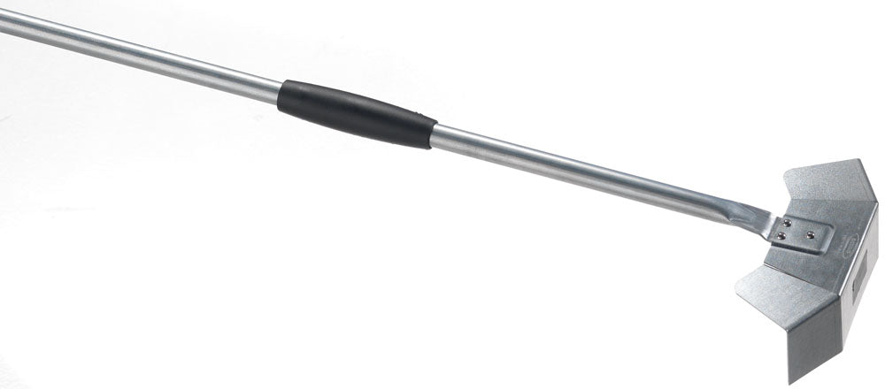 Gi. Metal Galvanised Ember Rake with 150cm Handle (ACH-TB)