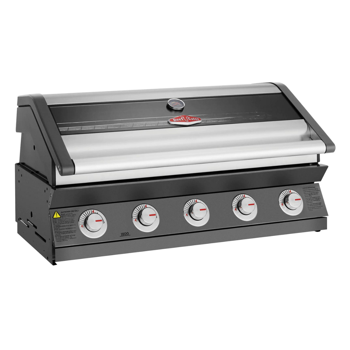 Beefeater 1600E 5 Burner Built-In Grill - buy direct from Kitchen in the Garden, Surrey. Specialists in outdoor kitchens.
