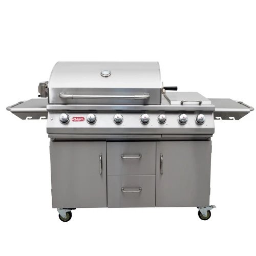 Bull 7 Burner Grill with Cart - Kitchen In The Garden