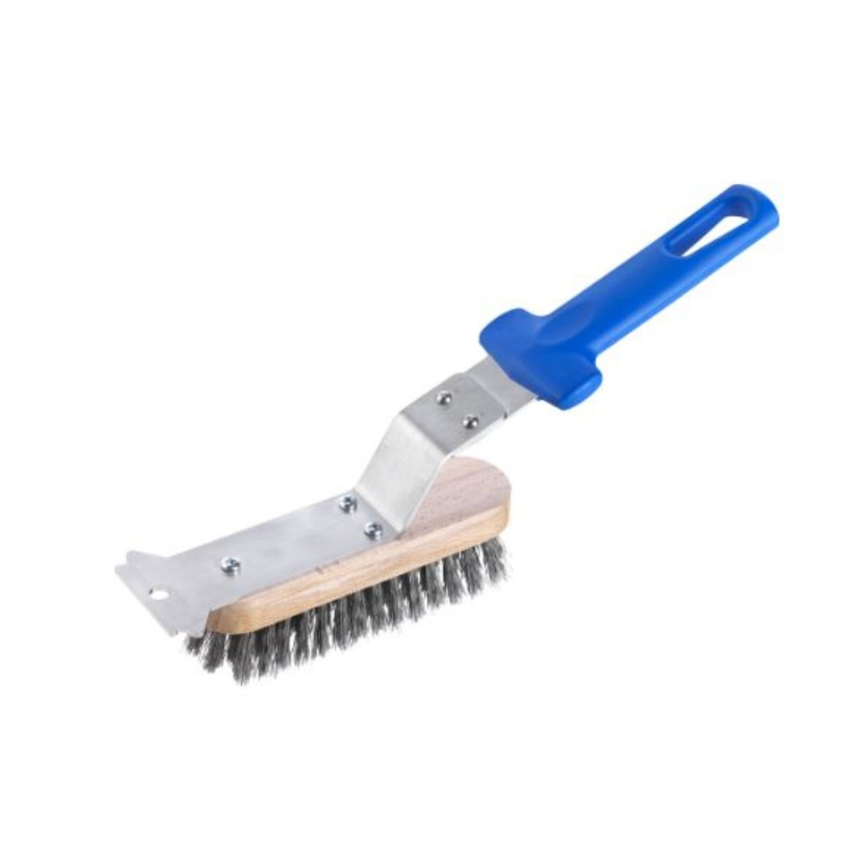 GI Metal Azzurra Brush for Grills, stainless steel bristles & scraper - Kitchen In The Garden