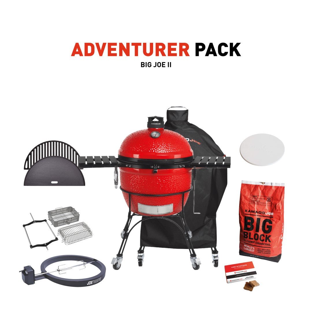 Kamado Joe Grill with Adventurer Pack - Kitchen In The Garden