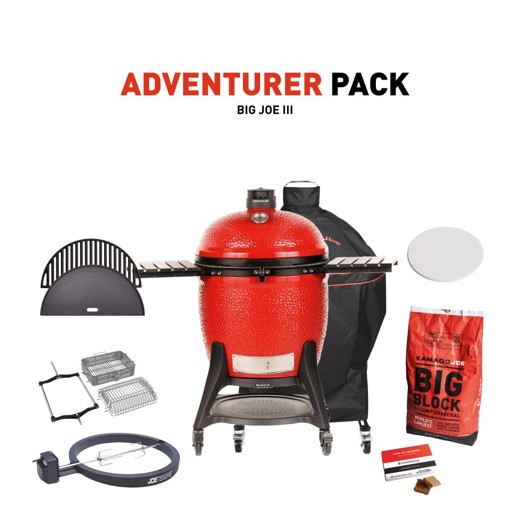 Kamado Joe Grill with Adventurer Pack - Kitchen In The Garden