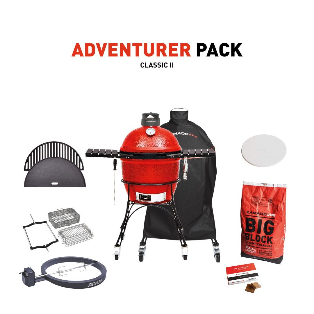 Kamado Joe Grill with Adventurer Pack - Kitchen In The Garden