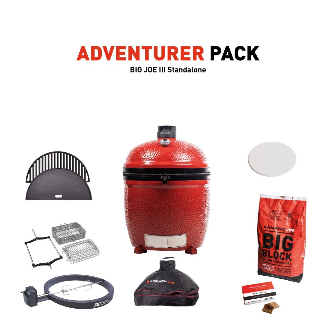 Kamado Joe Grill with Adventurer Pack - Kitchen In The Garden