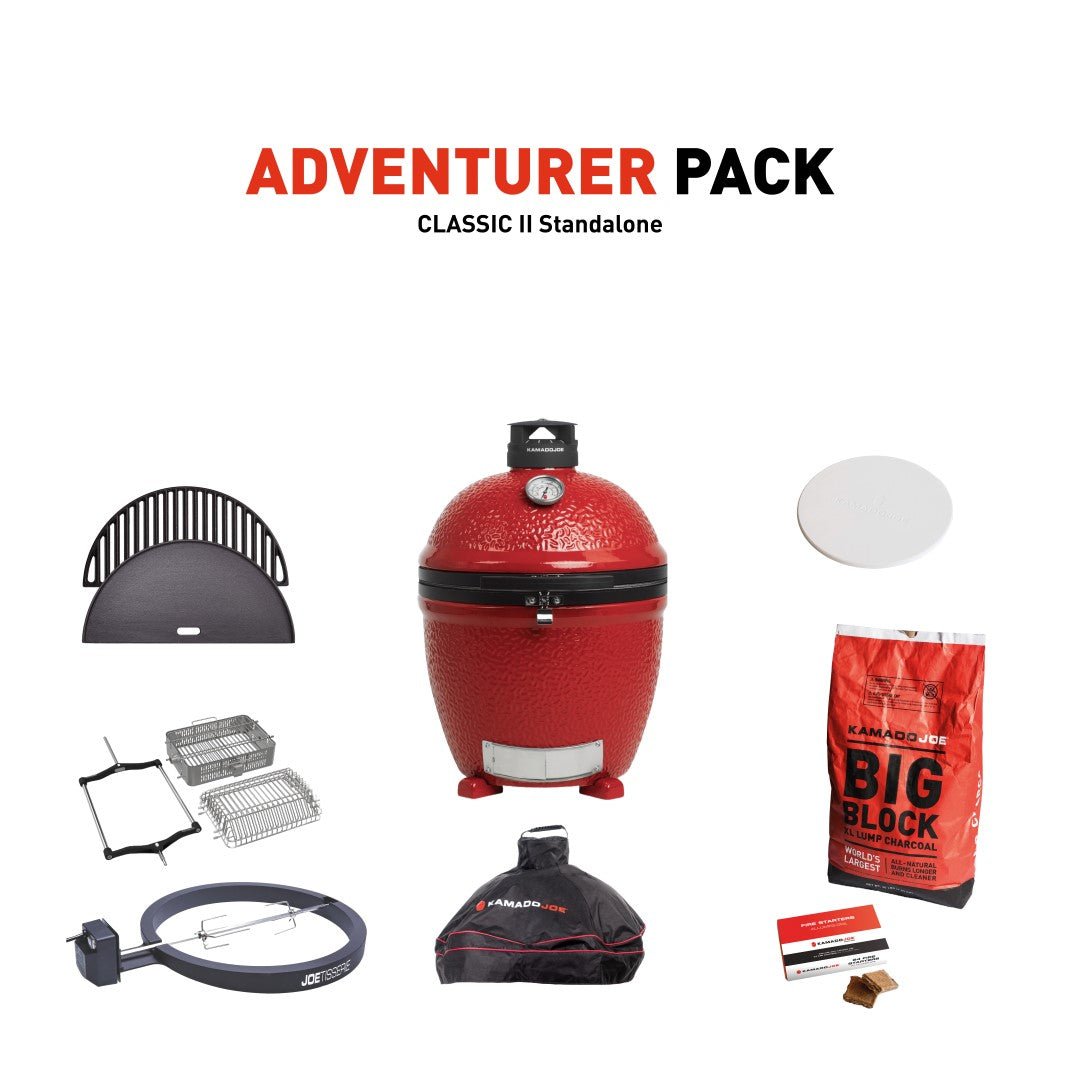 Kamado Joe Grill with Adventurer Pack - Kitchen In The Garden