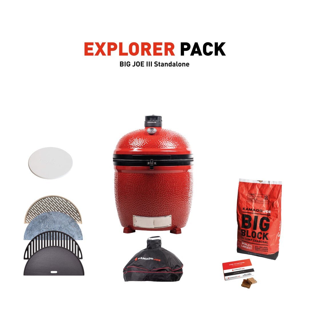 Kamado Joe Grill with Explorer Pack - Kitchen In The Garden