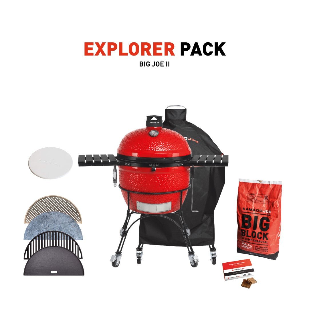 Kamado Joe Grill with Explorer Pack - Kitchen In The Garden