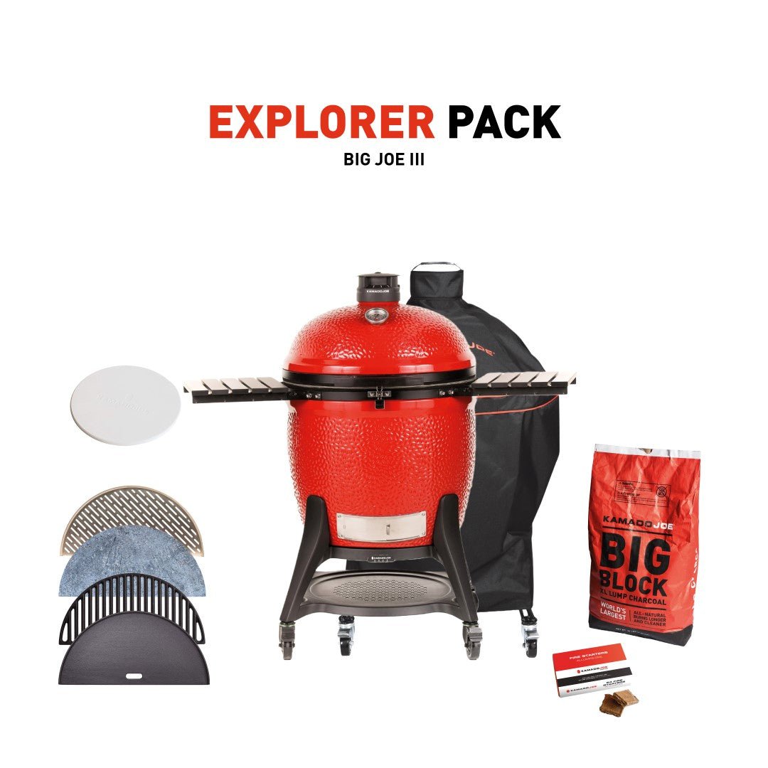 Kamado Joe Grill with Explorer Pack - Kitchen In The Garden