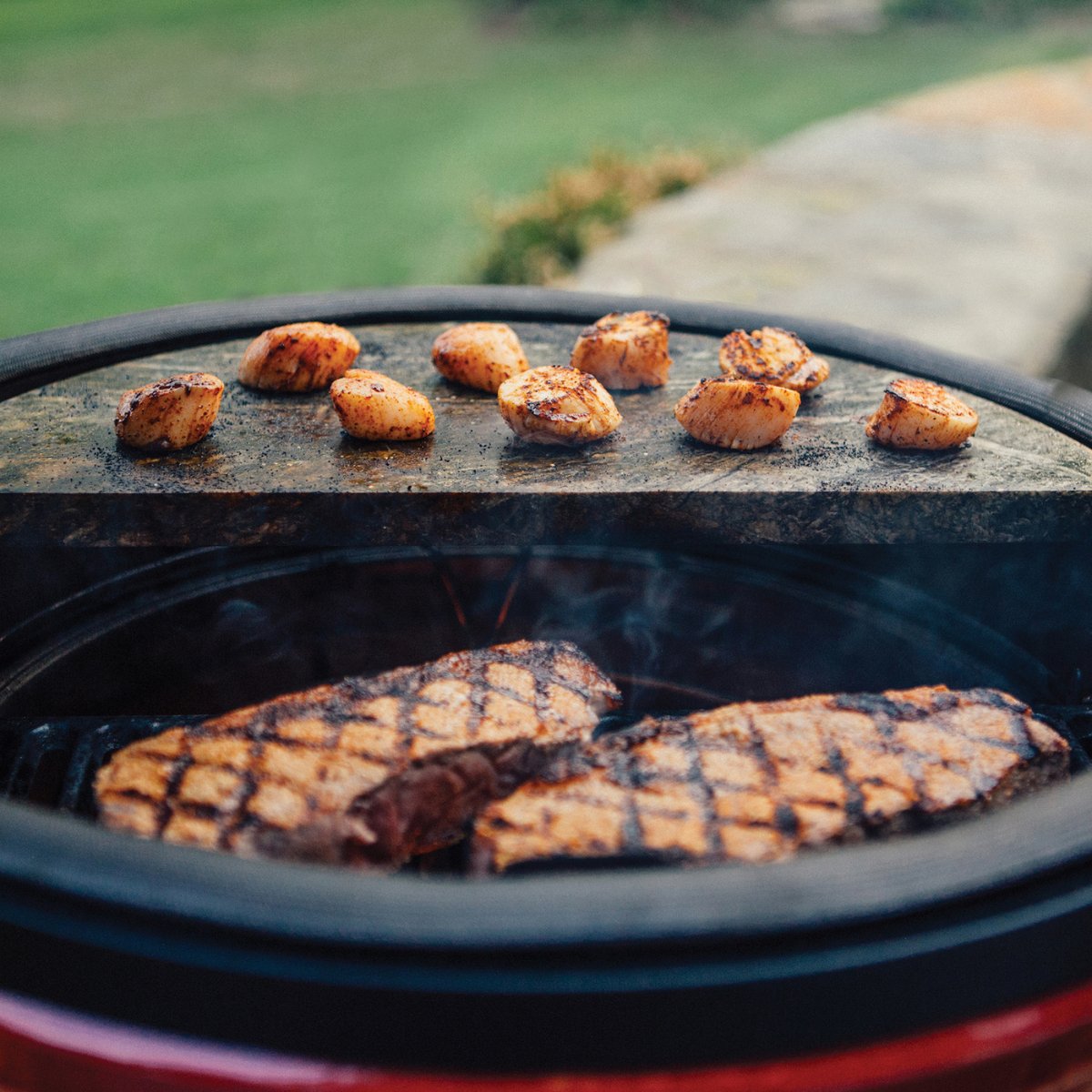 Kamado Joe Half Soapstone Cooking Surface - Kitchen In The Garden