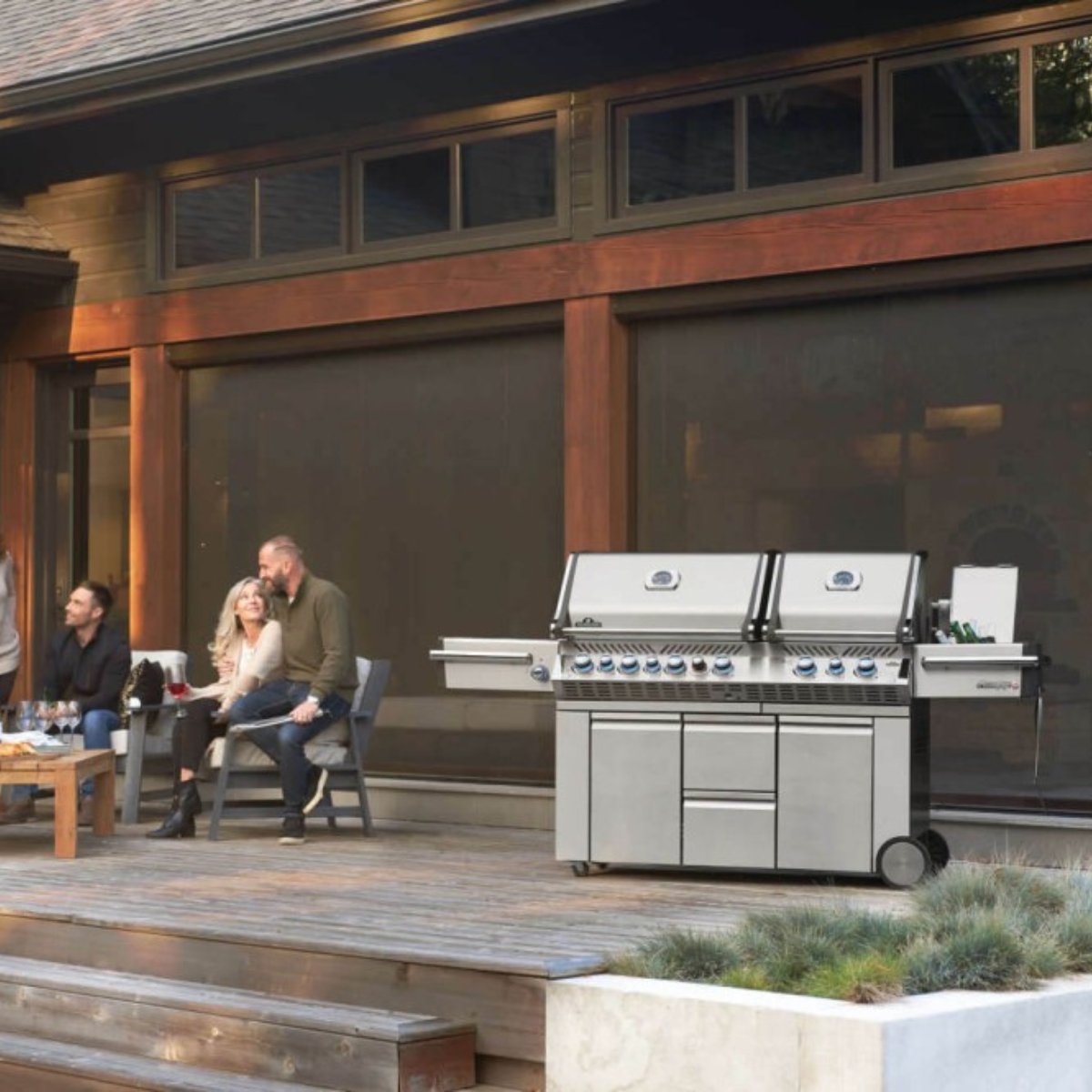 Napoleon Prestige Pro 825 Grill with Cart - Kitchen In The Garden