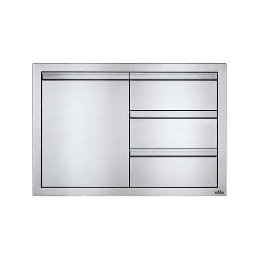 Napoleon Single Door Triple Drawer Combo - Kitchen In The Garden