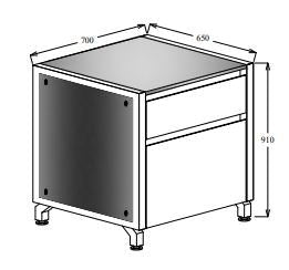 Oliveti Drawerline unit 700 or 1010 - Kitchen In The Garden