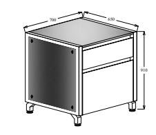 Oliveti Sink Cupboard/False Drawer (700) - Kitchen In The Garden