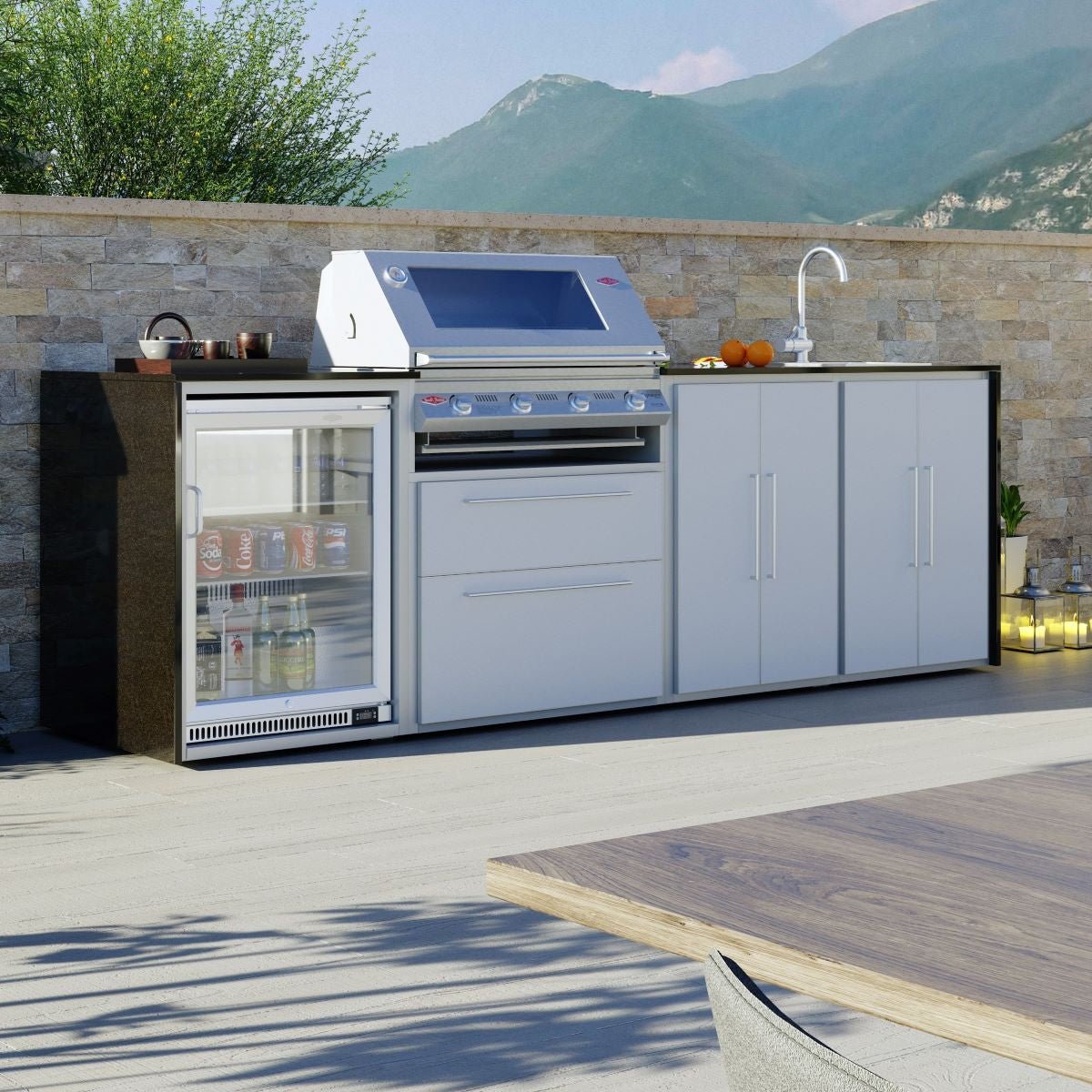 Profresco Beefeater Signature 4 Quatro Outdoor Kitchen (Package 2) - Kitchen In The Garden