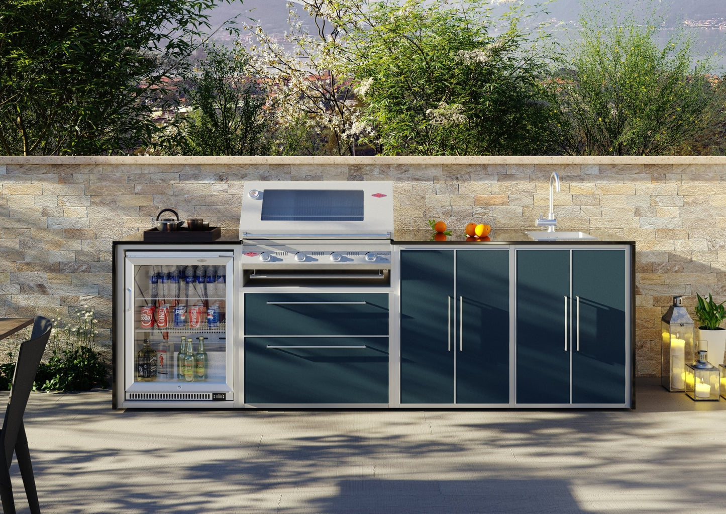 Profresco Beefeater Signature 4 Quatro Outdoor Kitchen (Package 2) - Kitchen In The Garden