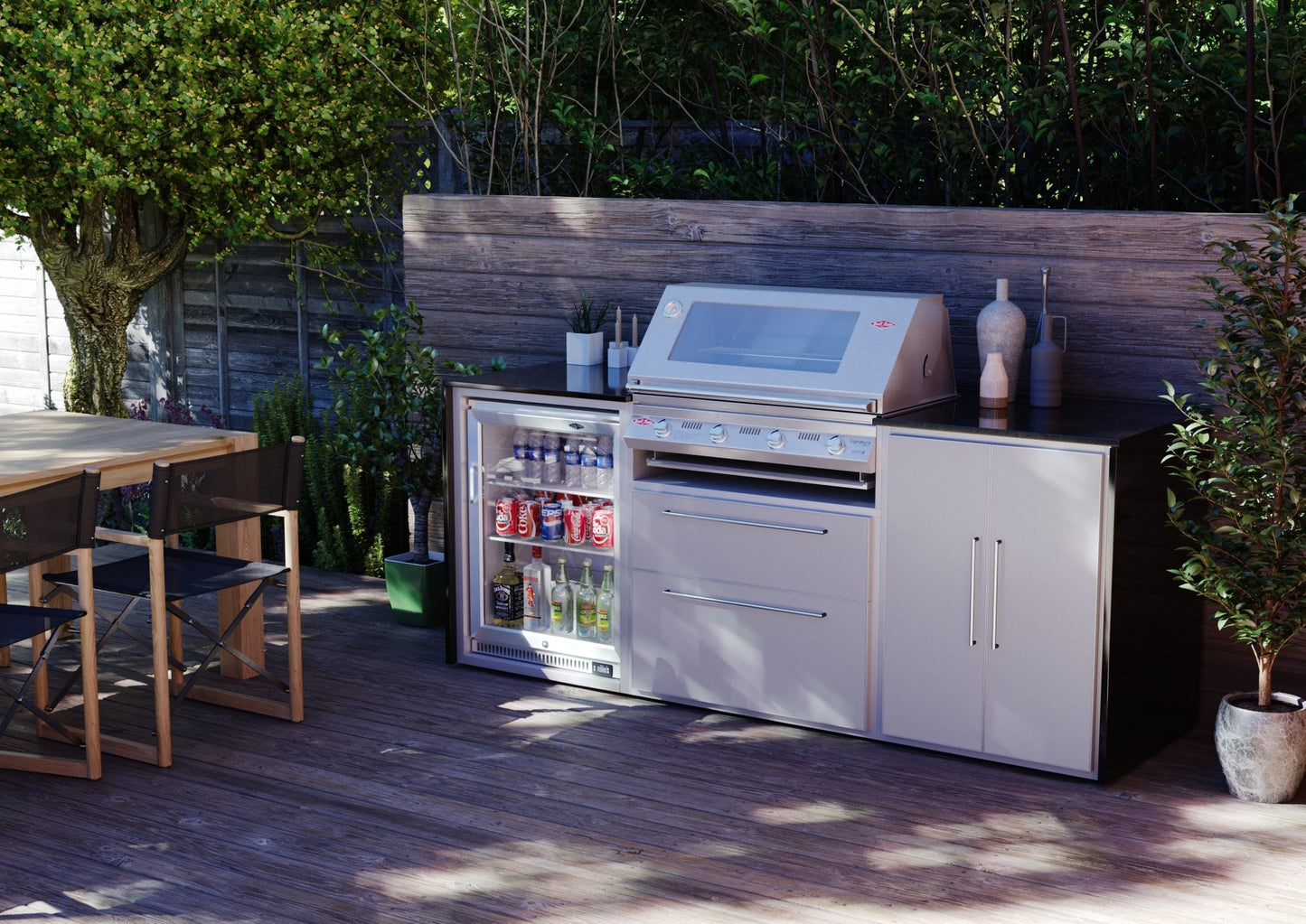 Profresco Beefeater Signature 4 Trio Outdoor Kitchen (Package 1) - Kitchen In The Garden