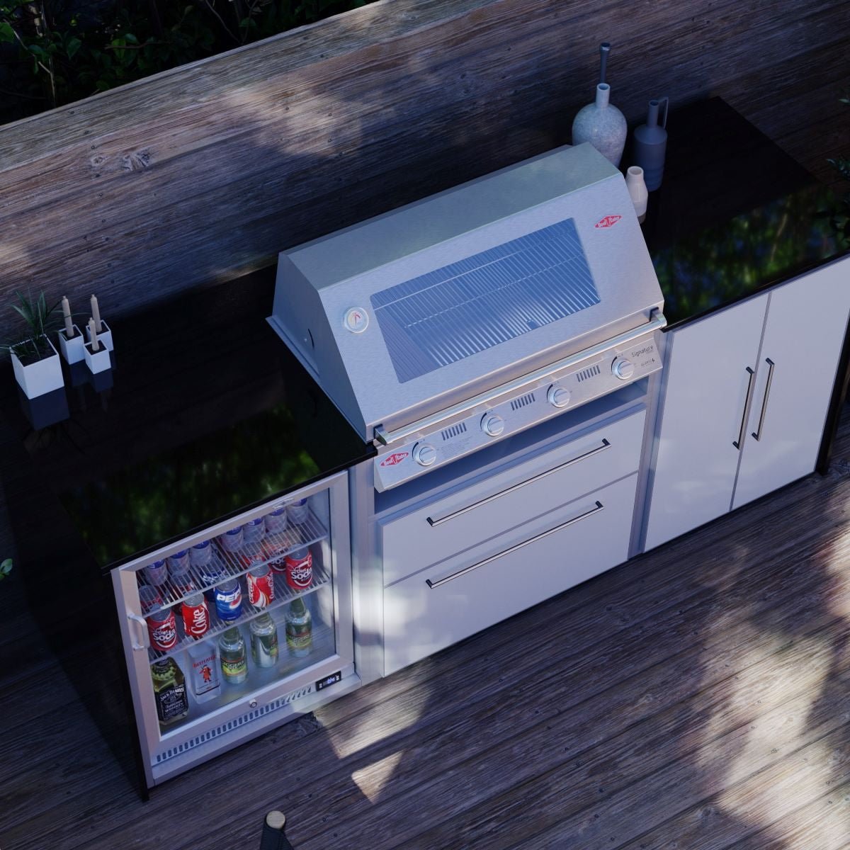 Profresco Beefeater Signature 4 Trio Outdoor Kitchen (Package 1) - Kitchen In The Garden