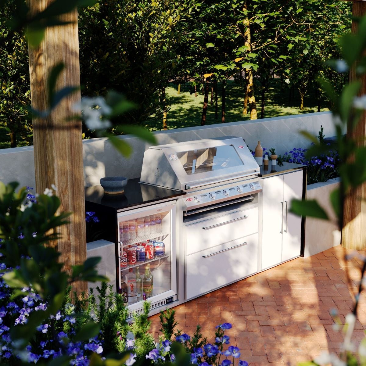 Profresco Beefeater Signature 5 Trio Outdoor Kitchen (Package 3) - Kitchen In The Garden