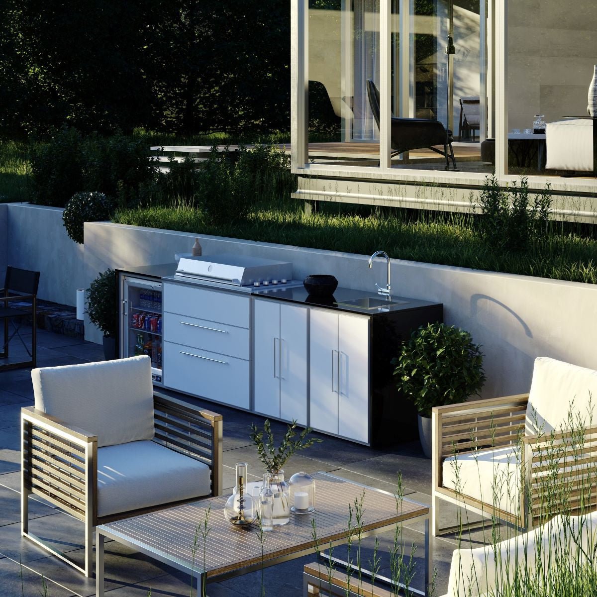 Profresco Proline 6 Quatro Outdoor Kitchen (Package 6) - Kitchen In The Garden