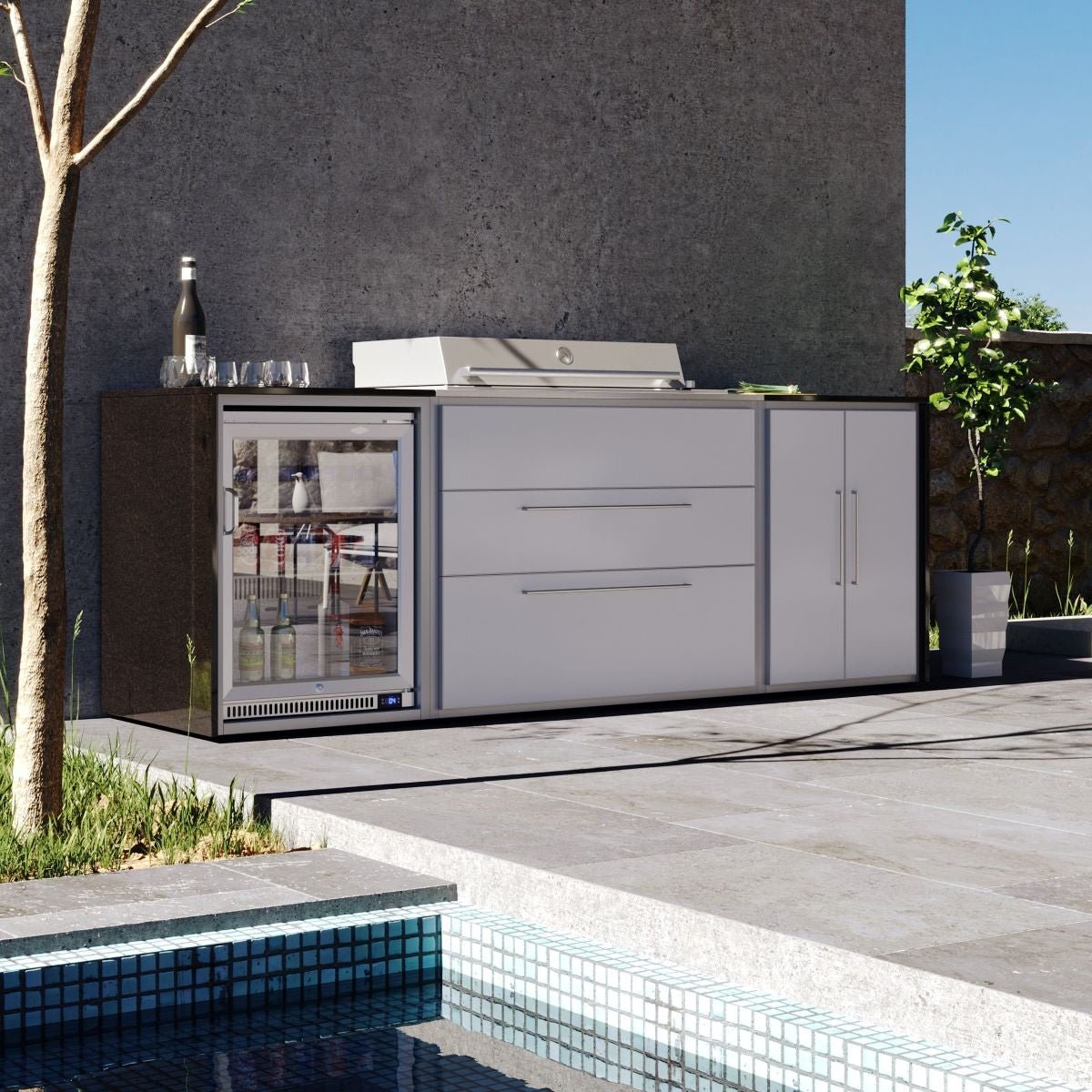 Profresco Proline 6 Trio Outdoor Kitchen (Package 5) - Kitchen In The Garden