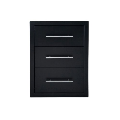 Sunstone Black Series Triple Access Drawer - Kitchen In The Garden