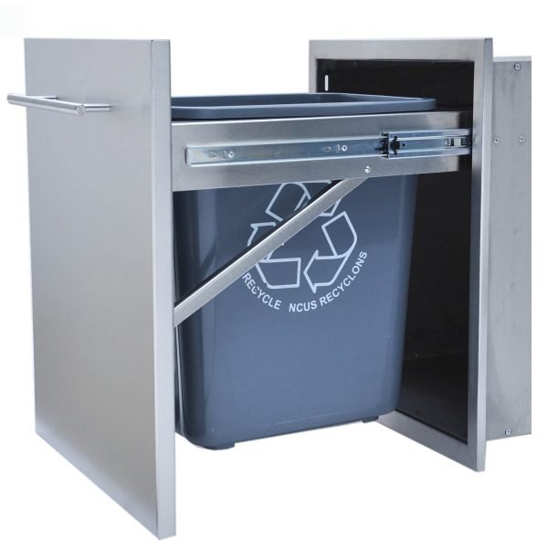 Sunstone Designer Trash Drawer - Kitchen In The Garden