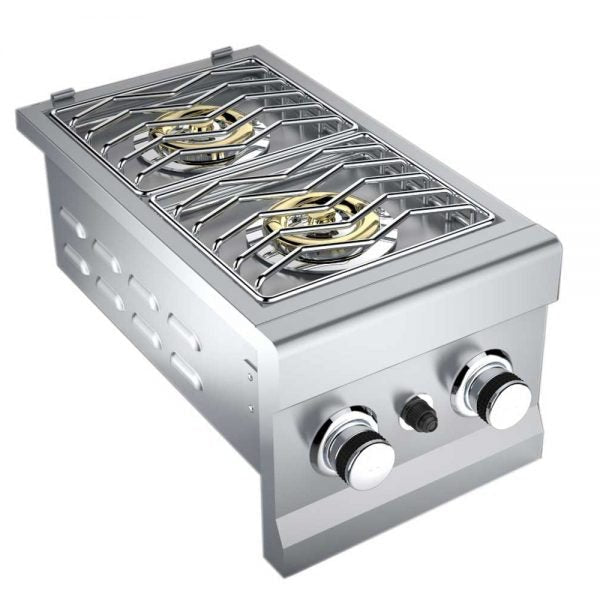 Sunstone Double Side Burner - Kitchen In The Garden