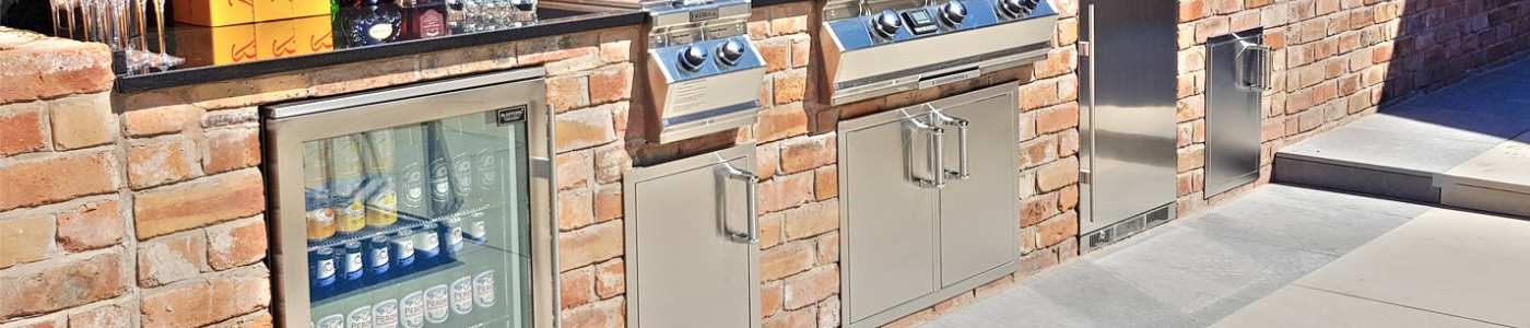 Blastcool outdoor fridges available direct from Kitchen in the Garden, Surrey