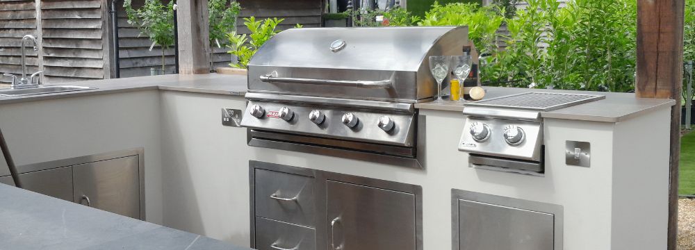 Outdoor Kitchen components available at Kitchen in the Garden showroom