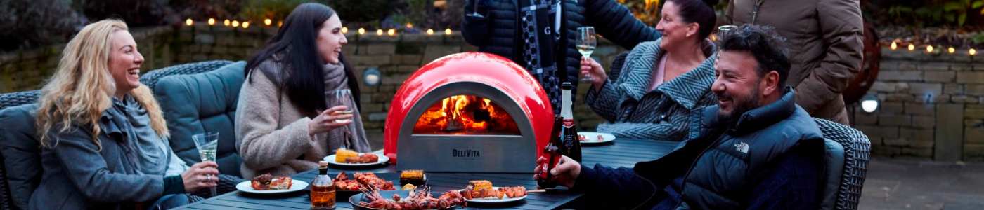 Delivita pizza ovens available direct from Kitchen in the Garden, Surrey